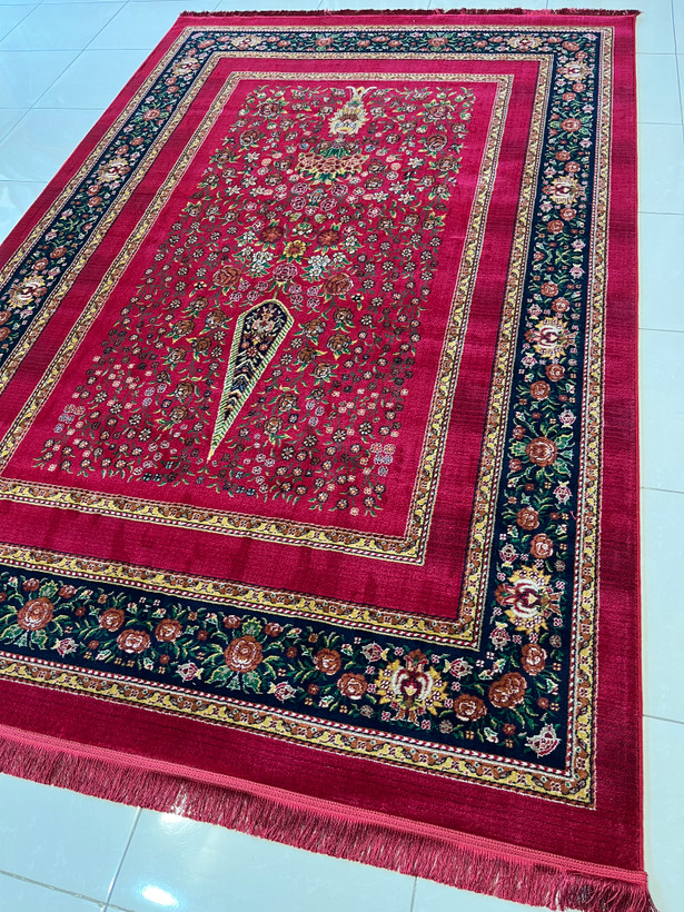 فرش رنگ لاکی طرح درخت