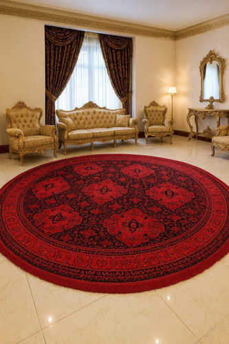 قالیچه گرد قطر سه متر(سفارش جفت)