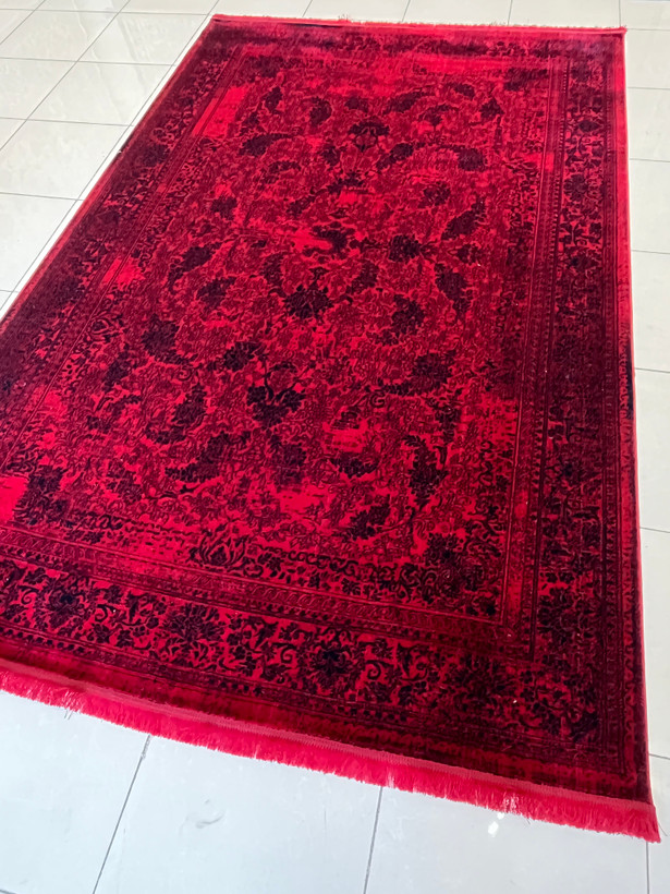 فرش زمینه لاکی وینتیج