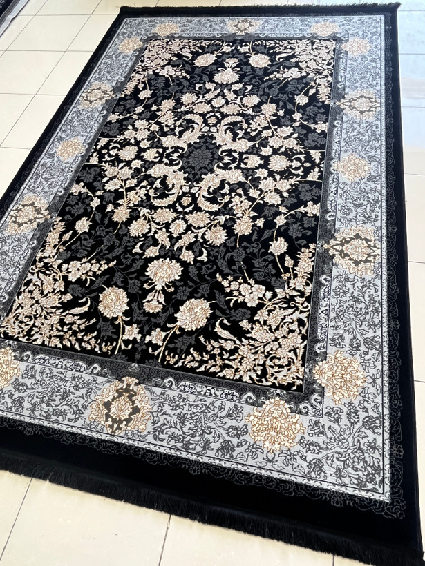 فرش زمینه سرمه ای