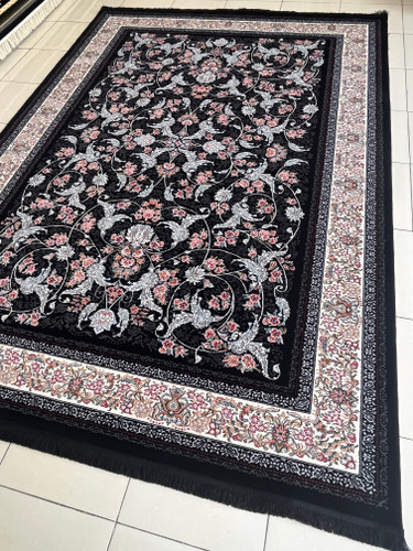 قالیچه سرمه ای شیک و قشنگ
